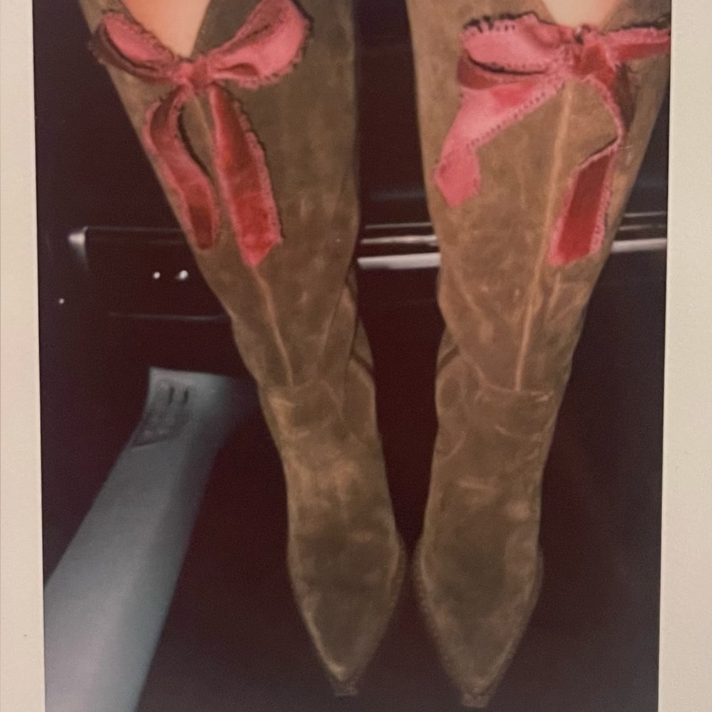 Brown Suede Boots